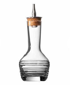 Handmade Crystal Bitters Bottle Horizontal Cut 9cl