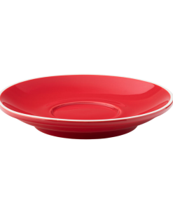 Barista Red Saucer 6"